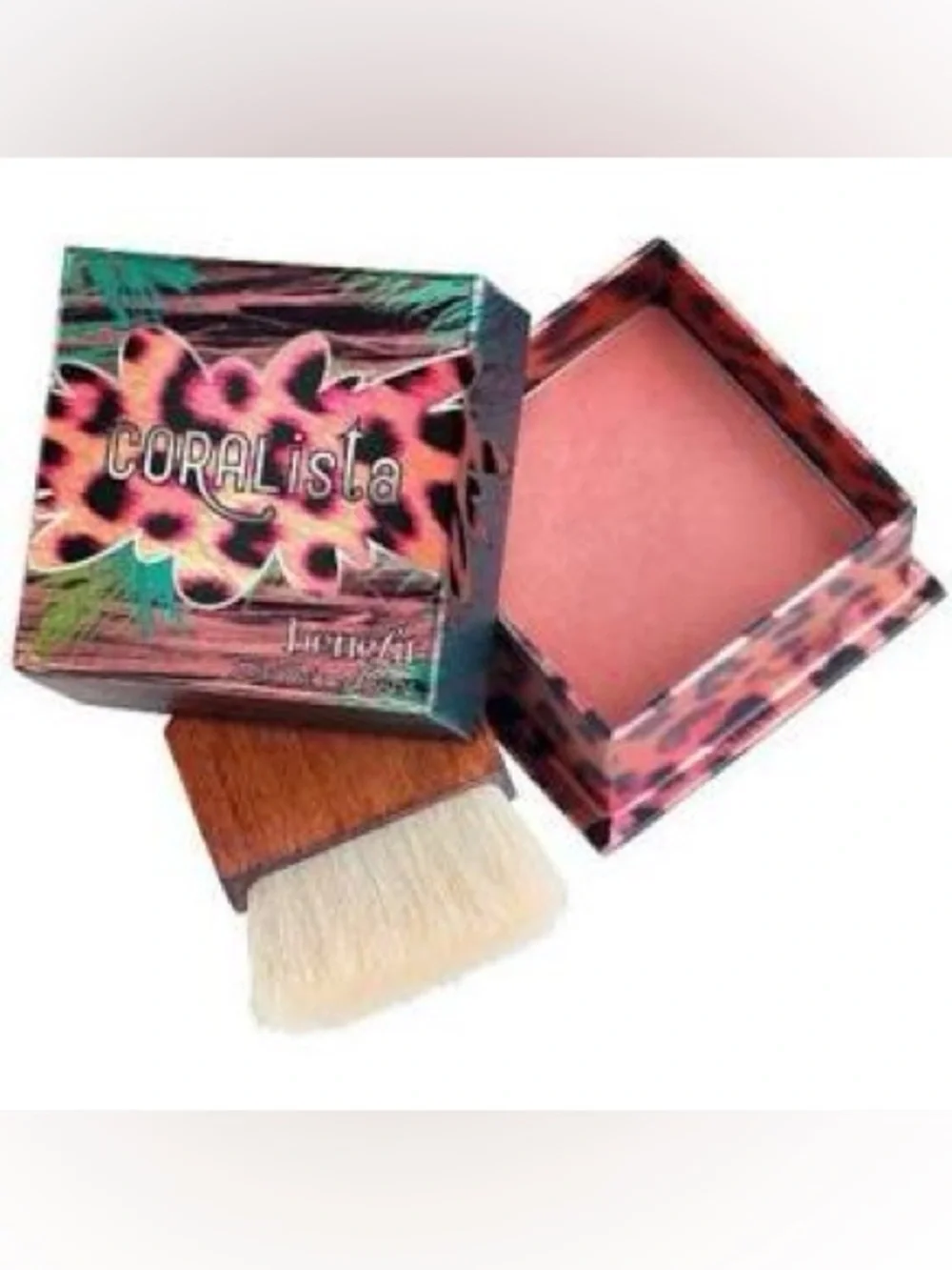 Benefit Coralista Box o’ Powder Blush Full Size 12g Discontinued RARE New in Box
